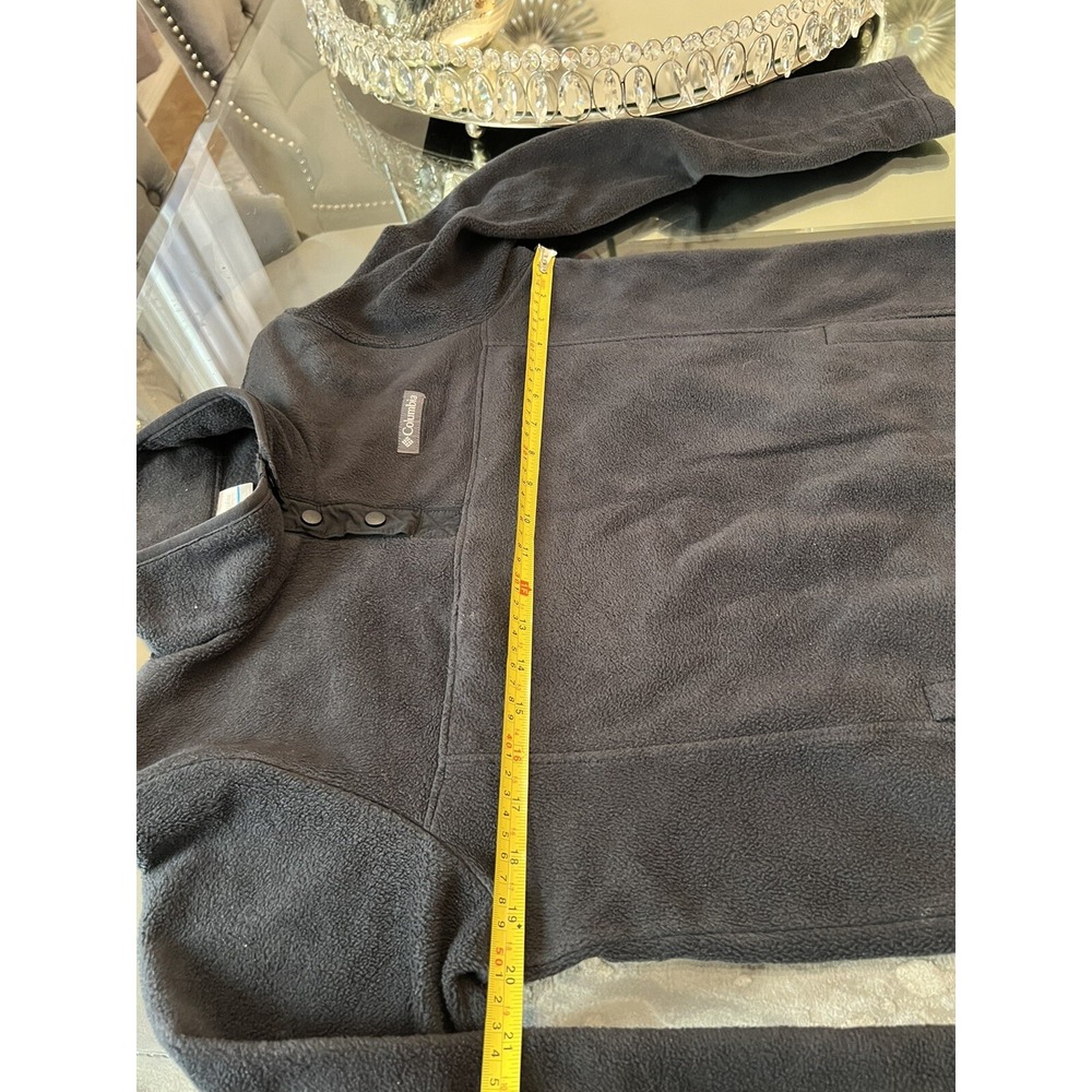 Columbia Jacket Youth XL Black Full Zip Fleece Comfort - Picture 5 of 12